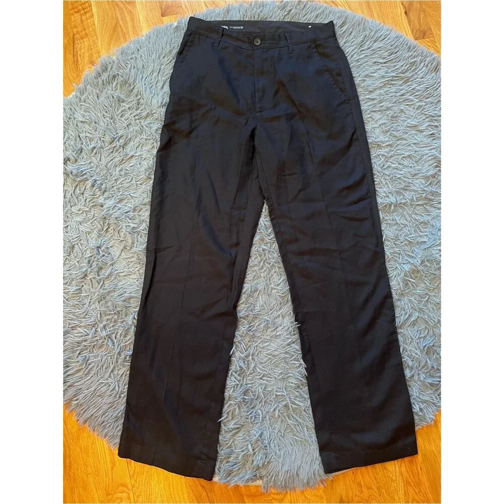 Zara Navy Lyocell Linen Classic Tailored Career Dress Pants Size 29